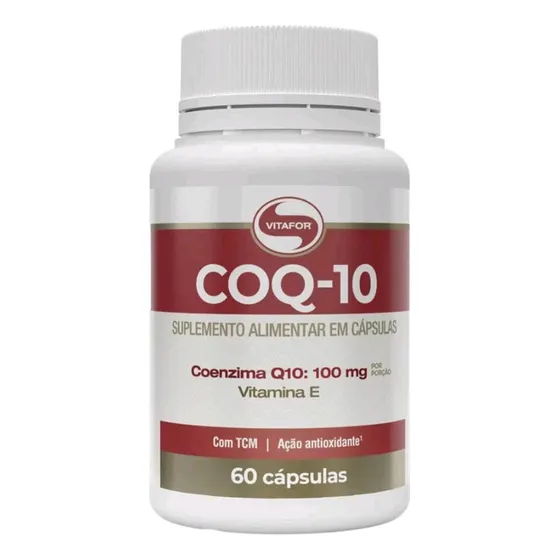 Coenzima Q10 Coq-10 100mg + Vitamina E + Tcm Vitafor 60 Cáps