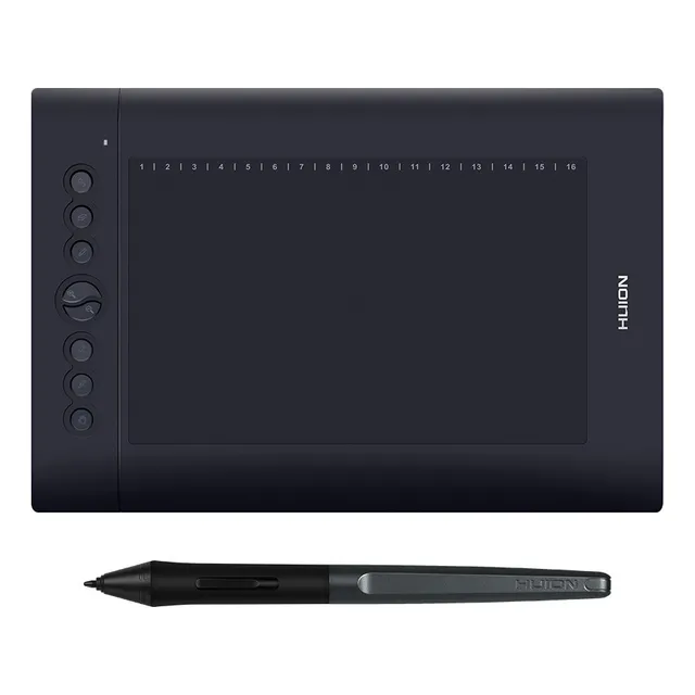 Huion H610 Pro V2 - Dibujo Gráfico Profesional (25,4 X 6,25