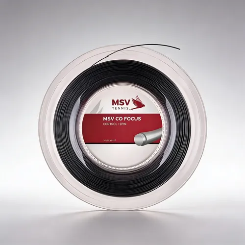Corda Tênis Zons Hexplosion Poliéster 1.28mm Preta Spin Rolo 200m