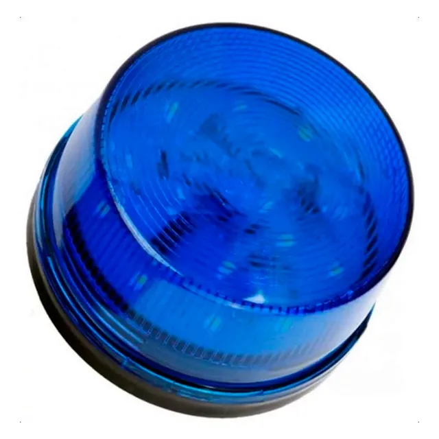 Baliza Led Luz Estroboscópica Garita Policía Azul Flash