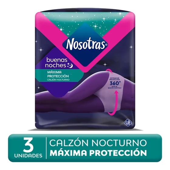 Toallas Higienicas Nosotras Buenas Noches Talla L-xl X 3und