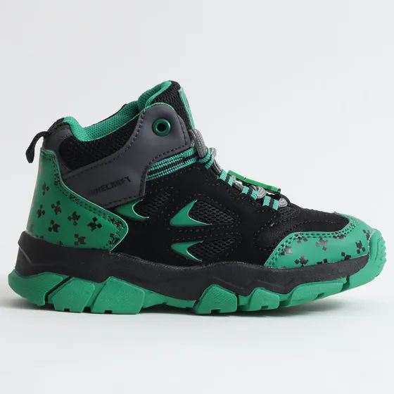 Zapatilla Outdoor Niño Full Print Verde Minecraft