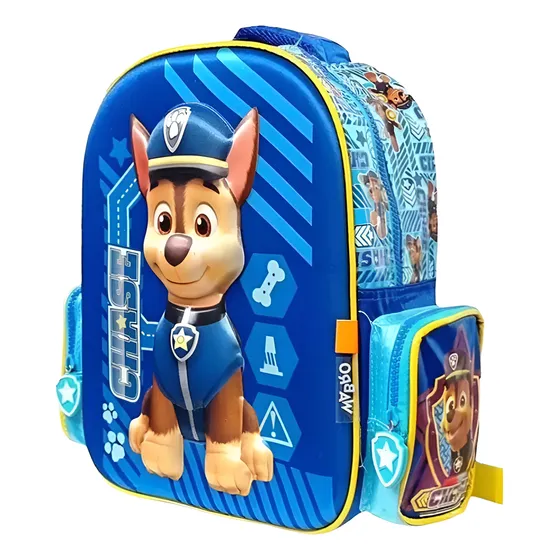 Mochila Infantil 3d Paw Patrol Espalda Wabro