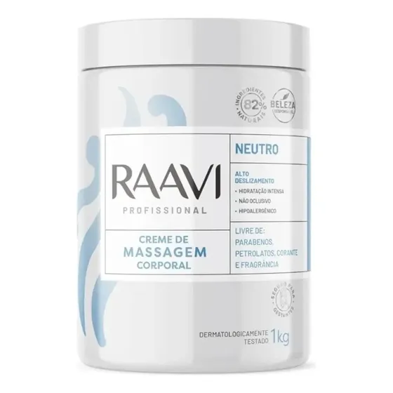 Creme para Massagem Corporal Neutro Raavi