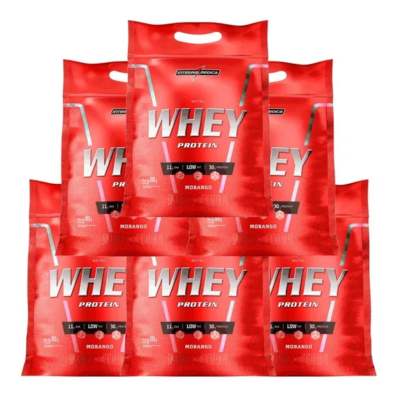 Combo Atacado: 5 X Nutri Whey 900g - Integralmedica 