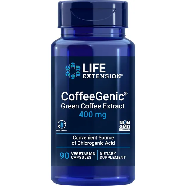 Extracto De Café Verde 400 Mg Life Extension 90 Cápsulas
