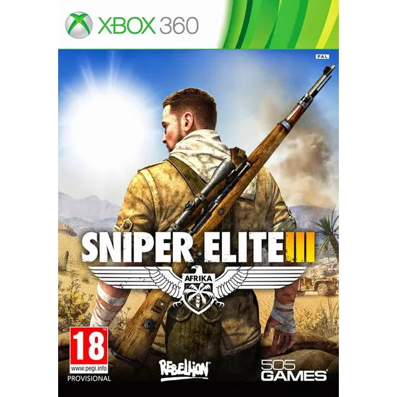 Jogo Xbox 360 Sniper Elite 3 Original Midia Fisica