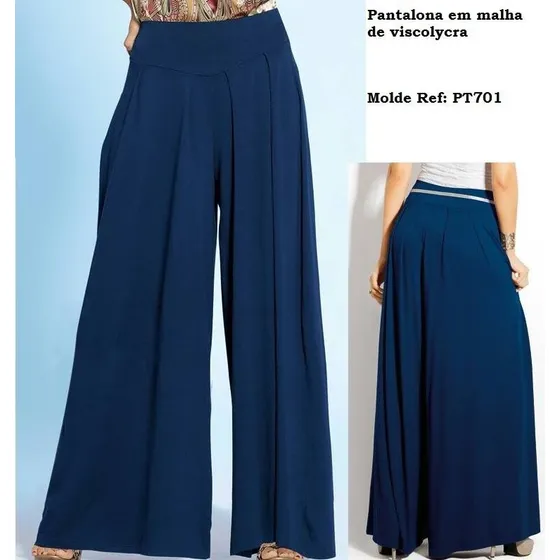 Calça Pantalona  Viscolycra 