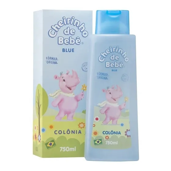Colônia Cheirinho De Bebê Azul - 750ml