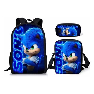 Mochila Escolar Lonchera Y Lapicera Niños Luz Led Varios Mochila Escolar Lonchera Y Lapicera Niños Luz Led Varios