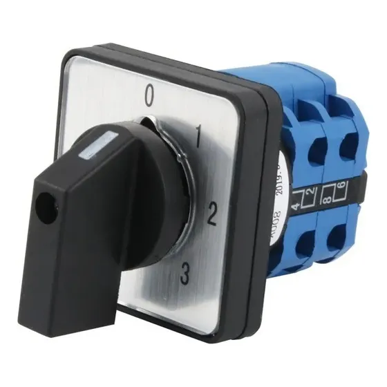 Selector 4 Posiciones 0-1-2-3 20 Amp Industrial Switch