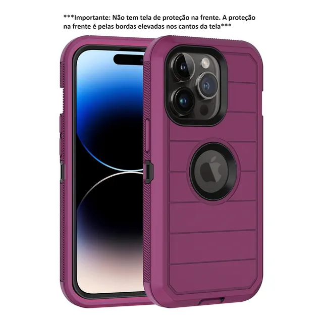 Capa Anti Impacto 360 Premium Para iPhone X Ao 16 Pro Max