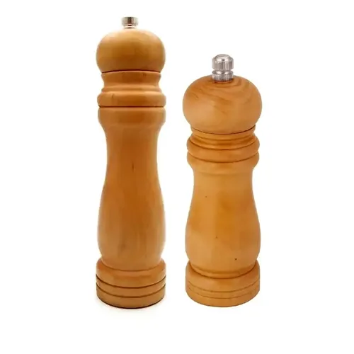 4x Stainless Steel Salt And Pepper Shakers Set With Glass B