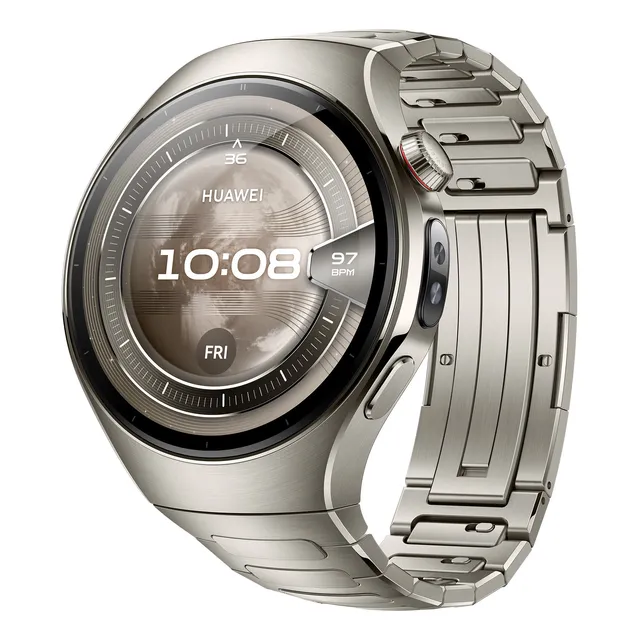 Smartwatch Huawei Watch 5 46mm Reloj Inteligente Titanio Correa Plateada De Titanio No Aplica Correa Plateada De Titanio Titanio