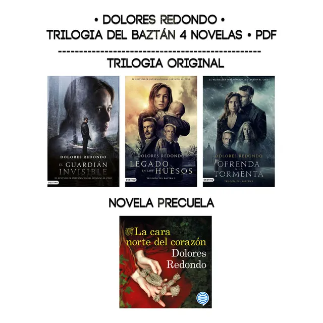 Dolores Redondo - Trilogía Del Baztán 4 Novelas
