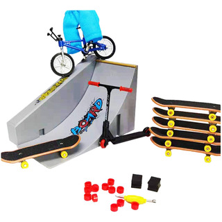 Mini Patineta Kit De Rampa Para Bicicleta Practicar Mini Mini Patineta Kit De Rampa Para Bicicleta Practicar Mini