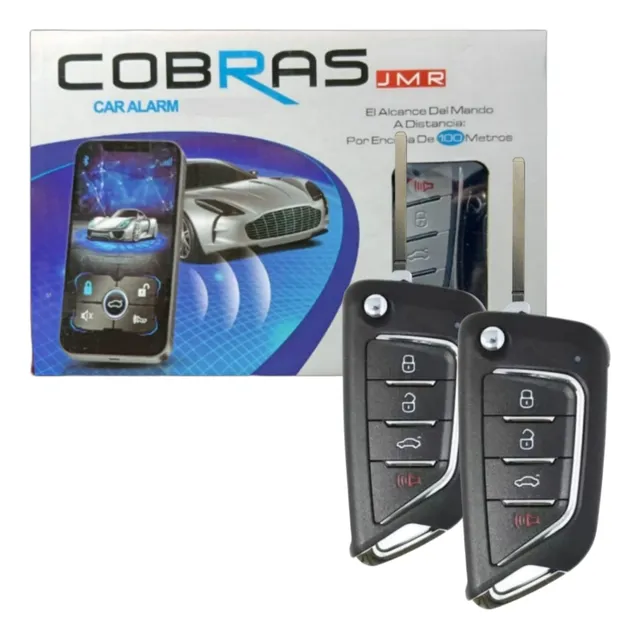 Alarma Flip Con Bluetooth, Funcion Trabagas, Cobras