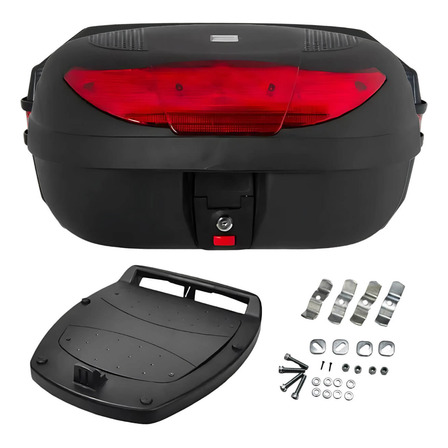 Bau Bauleto Motos Smart Box 2 45l Lente Vermelho Protork Bau Bauleto Motos Smart Box 2 45l Lente Vermelho Protork