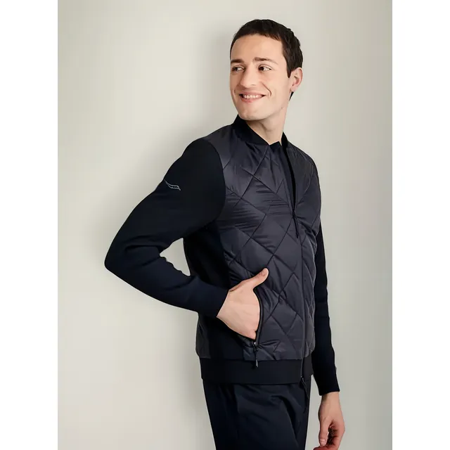 Campera Hombre Saucony Jacket Boulder Oysterpuff Deportiva