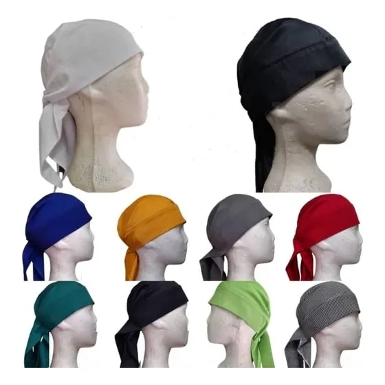 Bandanas Gorros De Chef En Drill De Cocina Y Uniformes.