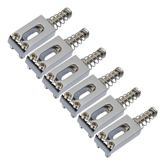 Kit 6 Saddles Carrinhos Para Ponte Tremolo Stratocaster