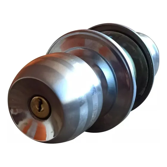 Cerradura Pomo Acero Inoxidable Cromada Orus 