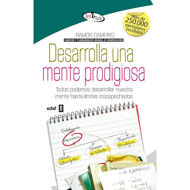 Desarrolla una Mente Prodigiosa Todos podemos desarrollar nuestra mente hasta límites insospechados Tapa Blanda Ramón Campayo Martínez Edit Edaf