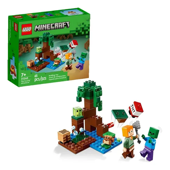 Lego Minecraft Aventura Pantano Casa Champiñon Nether Ajolot