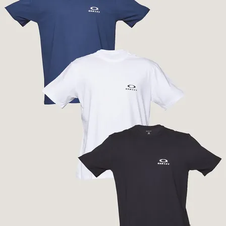 Kit 3 Camisetas Oakley Masculino Misselaneous Ellipse Misselaneous Logomarca G Liso
