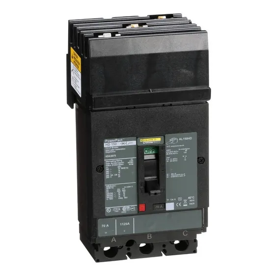 Interruptor Termomagnético Powerpact Marco H 3 Polos 70a