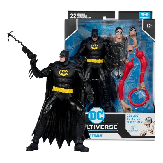 Batman Figura De Acción Jla Mcfarlane Toys Baf Plastic Man
