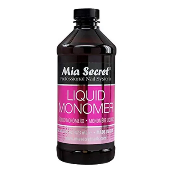 Líquido Acrílico Para Uñas Mia Secret Liquid Monomer 473 Ml