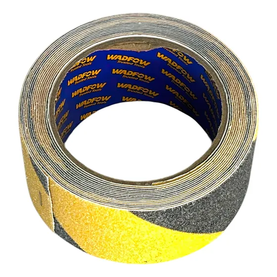 Cinta Antiresbalante Negro/amarillo 50mm X 5mt Wadfow