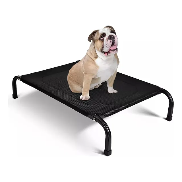 Cama Elevada Para Perro Grandes Malla Transpirable 102*69*21