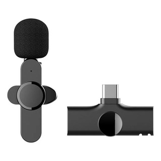 Micrófono Inalámbrico Usb-c Plug&play Clip-on Solapa Micrófo Micrófono Inalámbrico Usb-c Plug&play Clip-on Solapa Micrófo