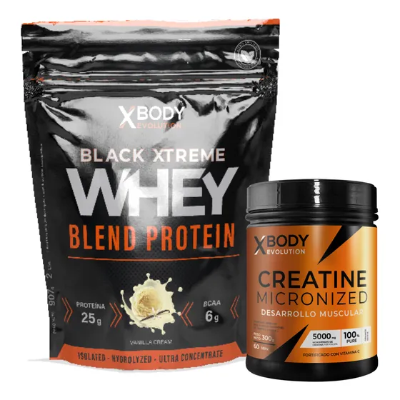 Xbody Whey Protein 2 Lbs + Creatina Monohidrato 300 Grs