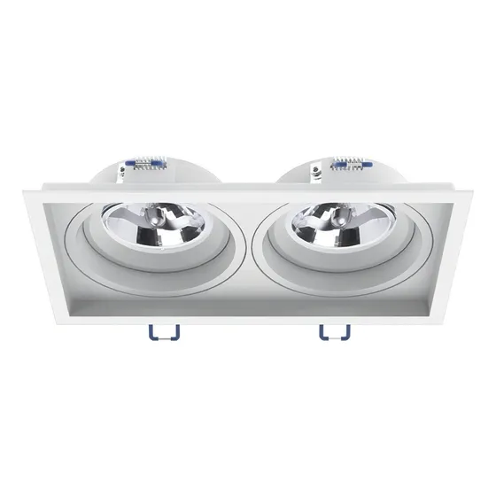 Spot De Embutir Branco Duplo Recuado Ar70 - Interlight 4705