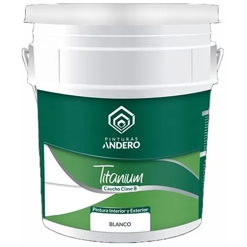 Pintura De Caucho Clase B Cuñete Blanco
