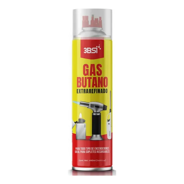 Gas Butano Multiusos Recarga Encendedores Soplete Etc
