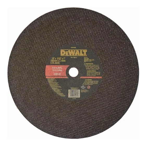 Disco 14pul Sierra Sensitiva 350mm Dewalt 3.5mm Caja X 10 Un