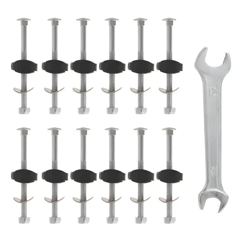 Juego de 12 accesorios para camas elásticas, tornillos para camas elásticas, tornillos para fijar la cama elástica, adecuados para camas elásticas grandes y pequeñas JAMW Sencillez | en línea Juego de 12 accesorios para camas elásticas, tornillos para camas elásticas, tornillos para fijar la cama elástica, adecuados para camas elásticas grandes y pequeñas JAMW Sencillez | en línea