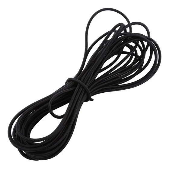 Cuerda Elástica Amarre Del Cordón De Choque Negra 5mm X 10m