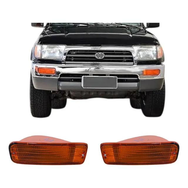Pisca Lanterna Parachoque Hilux Sw4 1996 97 1998 Par Âmbar
