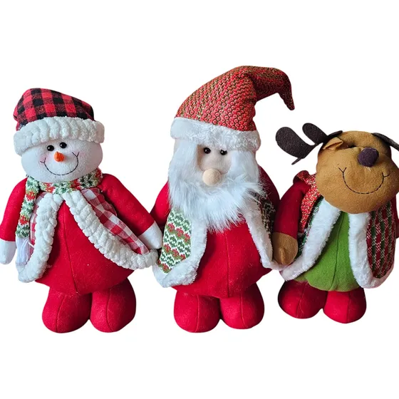 Pack 3 Monos Patas Largas Navidad Extensible De 40 A 60 Cms