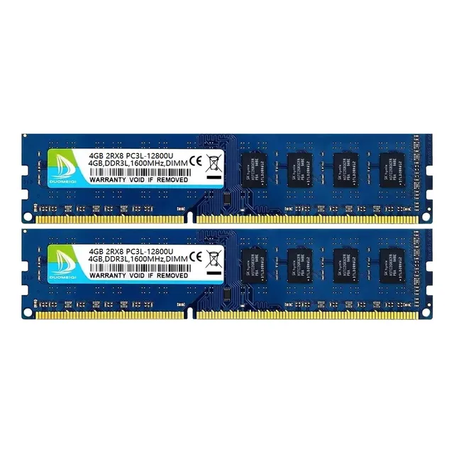 Memoria RAM gamer 8GB 2x4GB DDR3-1600MHZ PC3-12800U Udimm Desktop D Duomeiqi YIM2018114