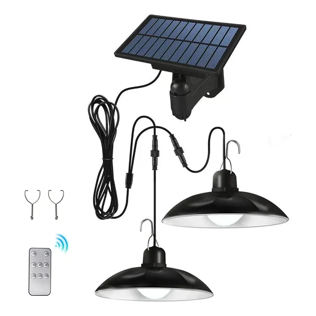 Lamparas Led Solar Colgante C/ Control Y Panel