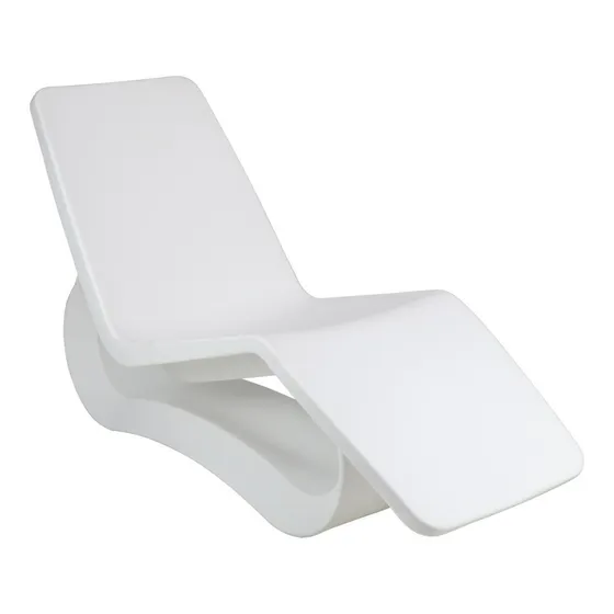 Silla Reposera Tramontina Octo En Polietileno Color Blanco