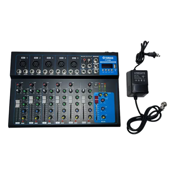 Consola Yama F7 7 Canales Bluetooth Analógica