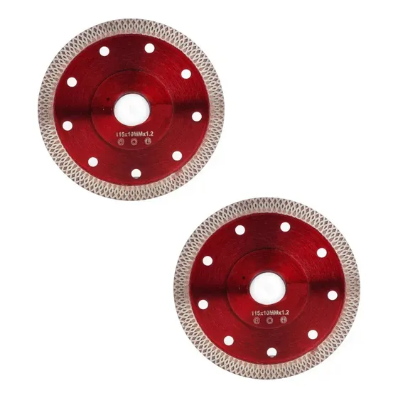 2 Disco De Corte Sierra Diamante Mármol Vidrio Porcelanato