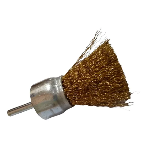 Cepillo Alambre Tipo Brocha 40mm Vastago 1/4 Abracol 